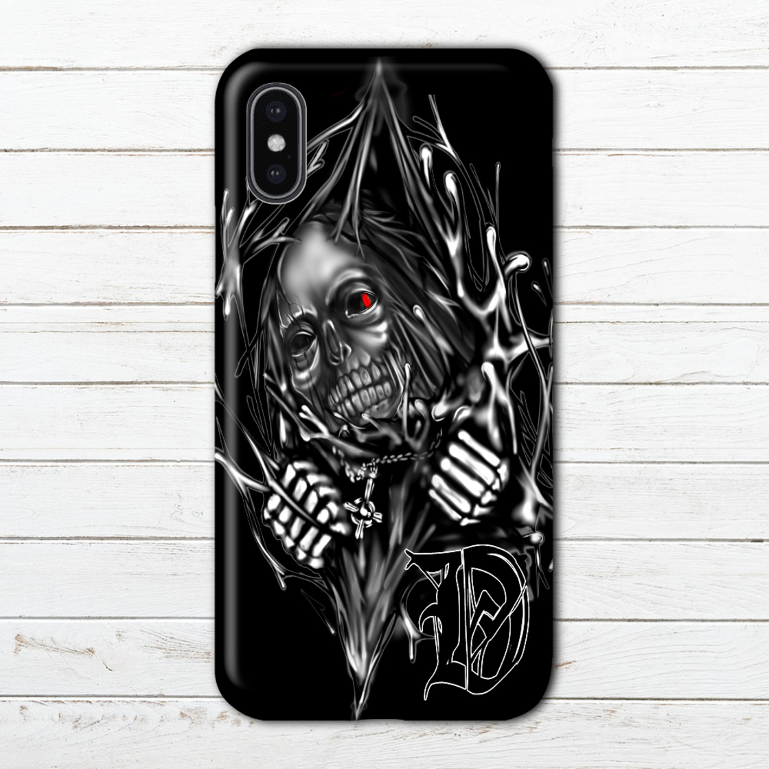 iPhoneケース スマホケース イラスト かっこいい おしゃれ ロック