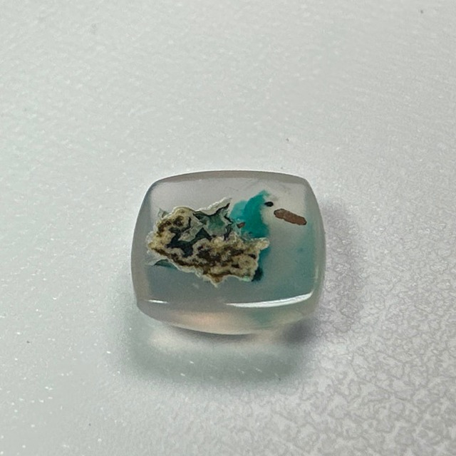 ⁂天然⁂　◇コッパークリソコラカルセドニー◇　3.29ct　インドネシア産