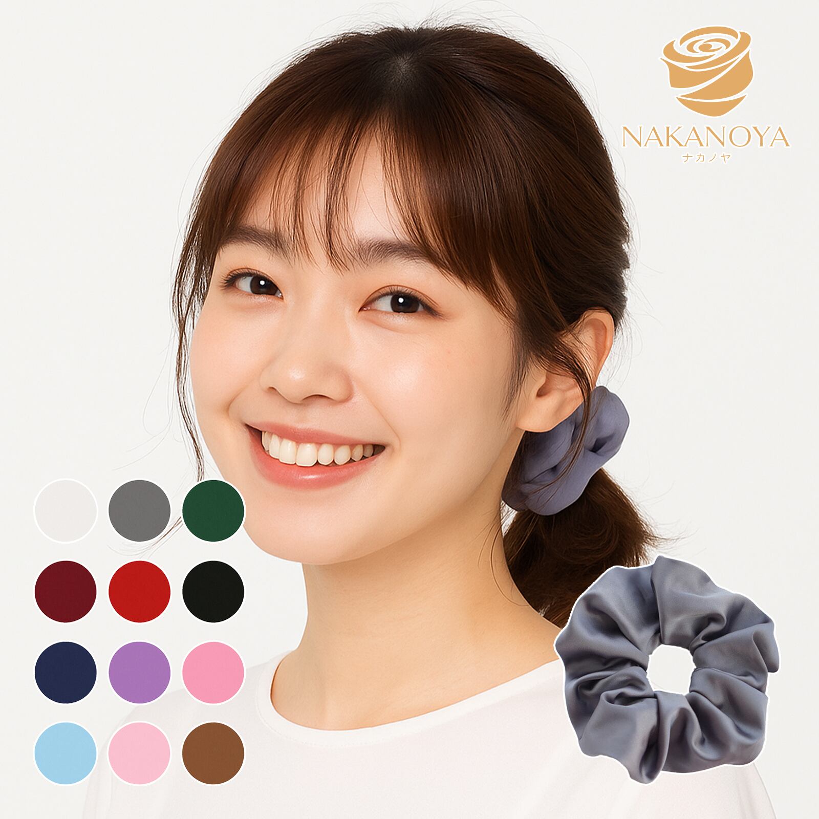 ヘアゴム No.298 SILVER950 23MM HAIR RUBBER(FREE SIZE Silver): GOTHIC YOHJI