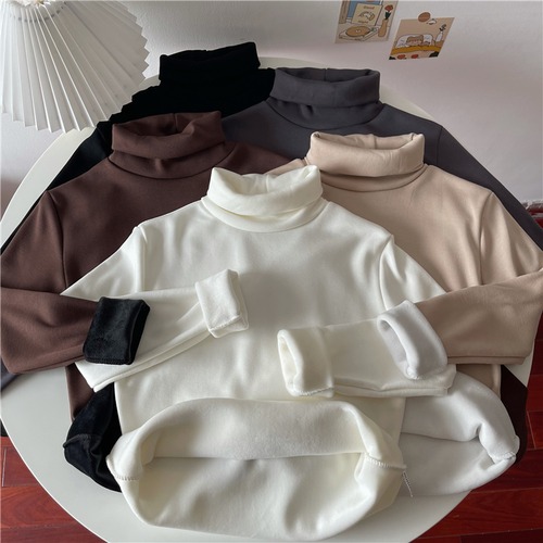 薄手ベルベットTシャツ シャツ オータムウィンタースタイルトップス ロング 秋物 冬物 1号婦人38563168699