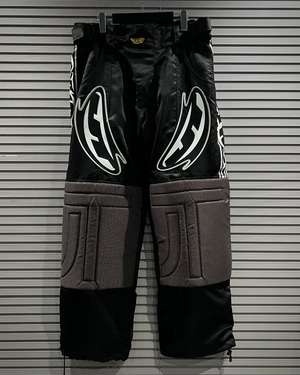 【X VINTAGE】“JT RACING” Logo Wappen Coating Racing Pants