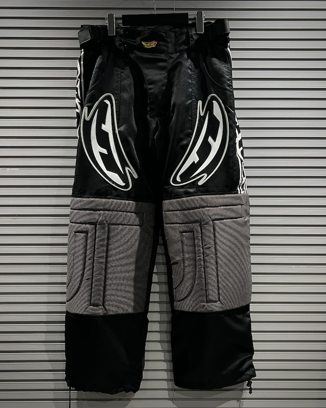 【X VINTAGE】“JT RACING” Logo Wappen Coating Racing Pants
