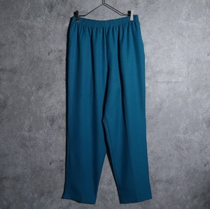 Emerald green easy slacks pants