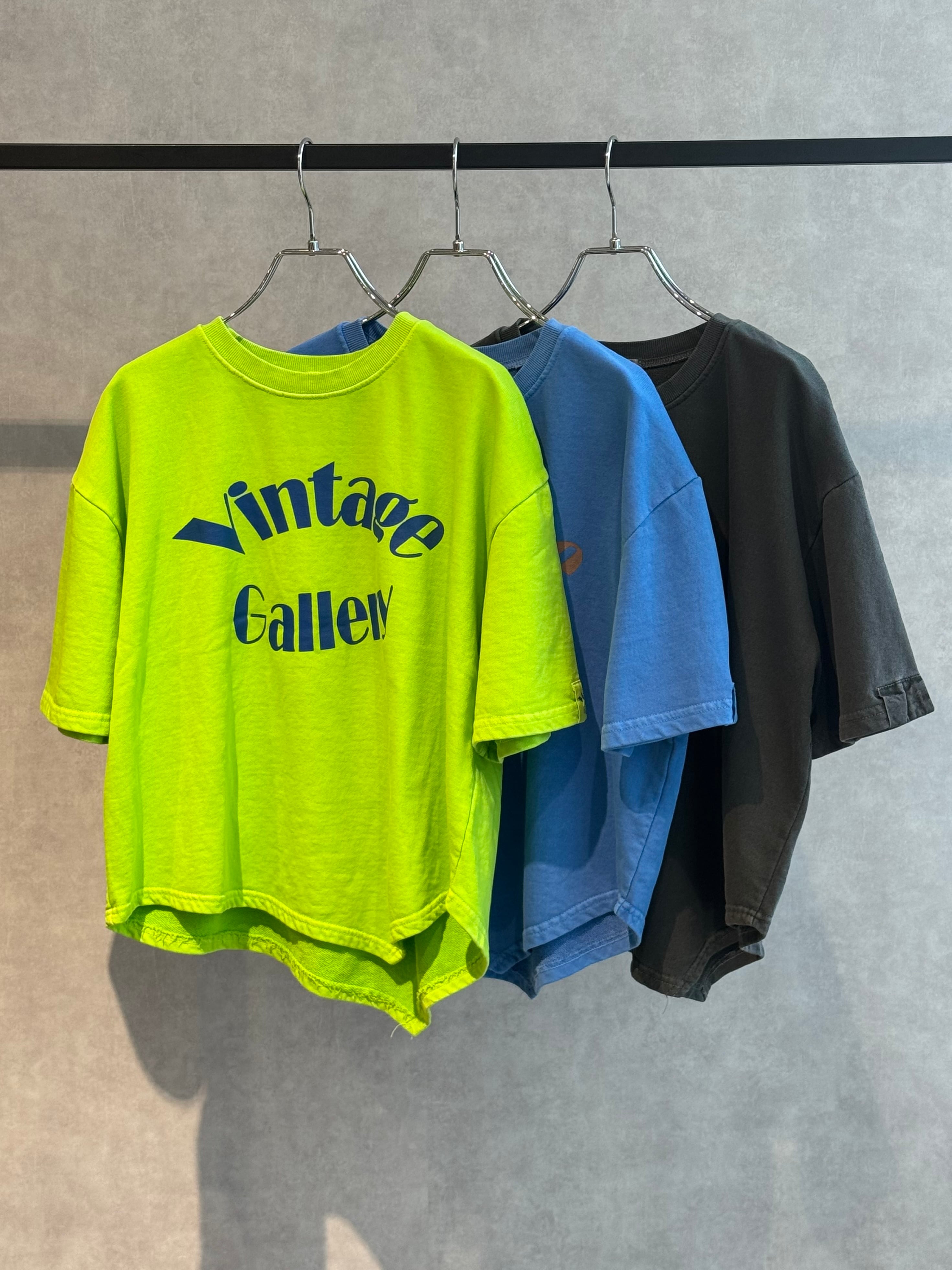 hem cut sweat T-shirt