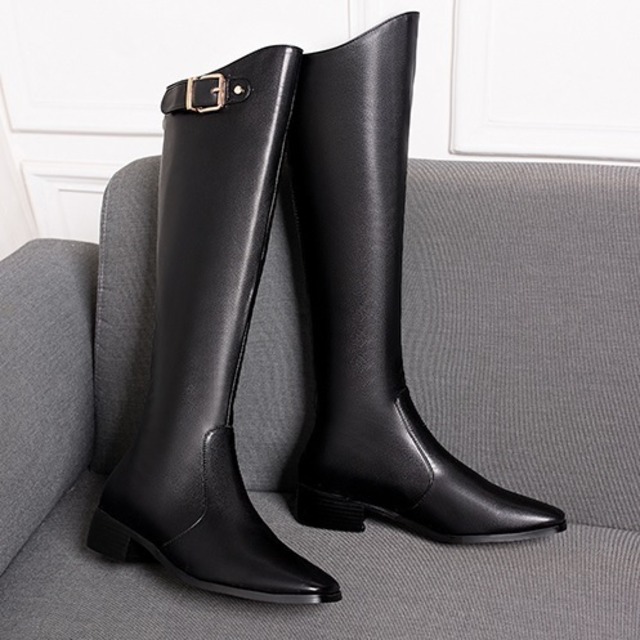 high top long boots 　(2color）<s1273>