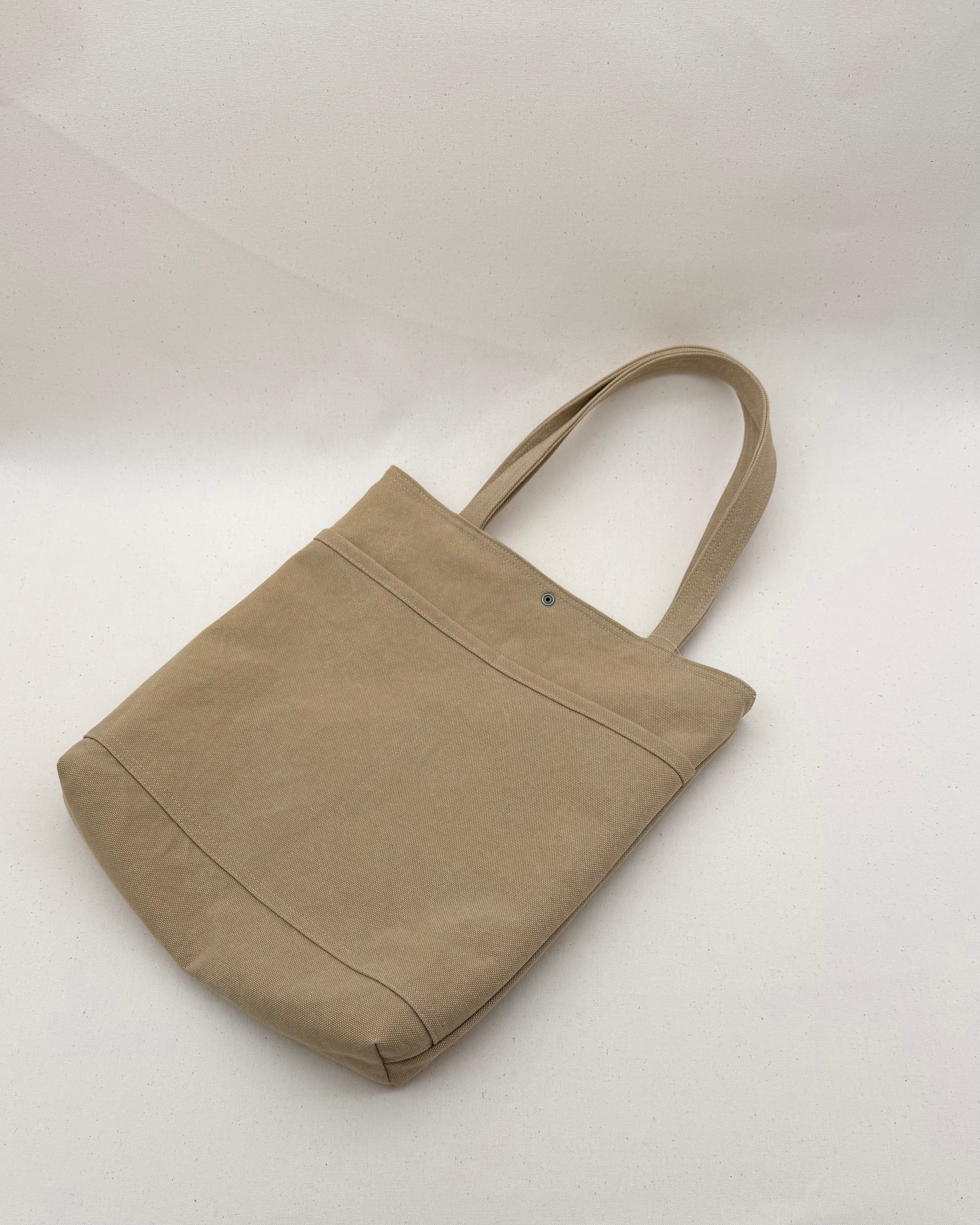 CurryDay SunnyDay　4セット張り替え　オリーブ　倉敷帆布 倉敷帆布で仕立てた Everyday Tote（サンドベージュ）｜A4対応・軽くて