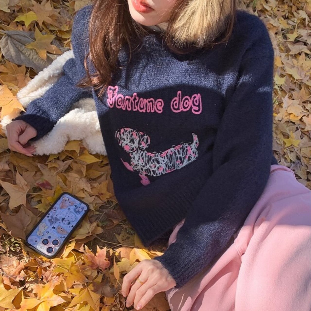 フォンテーヌドッグニット(2color) R01513