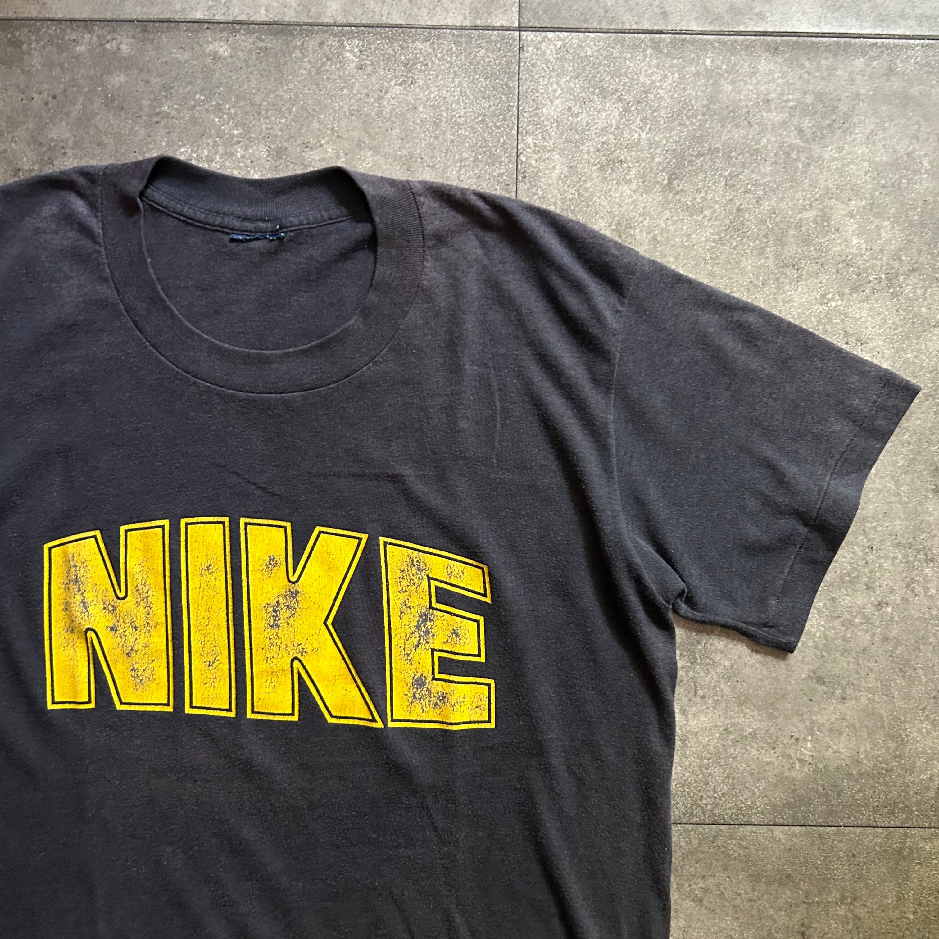 80s NIKE ナイキ tシャツ USA製 ブラック XL相当 カマボコ | 東京準備室