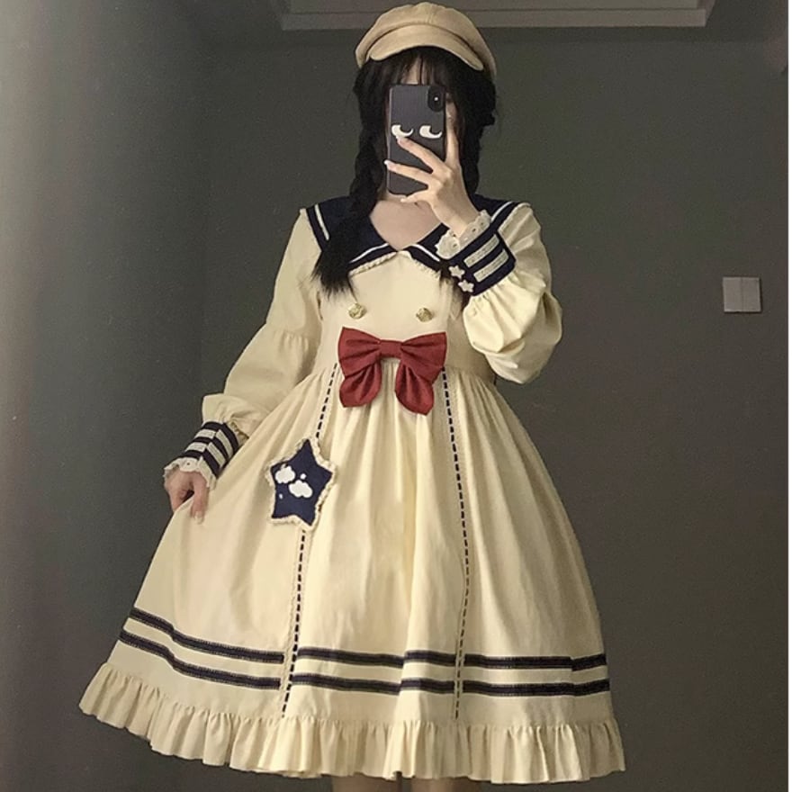 海外ロリータ セーラー風 6ac7654b526acc54bd019deb7ad4a2