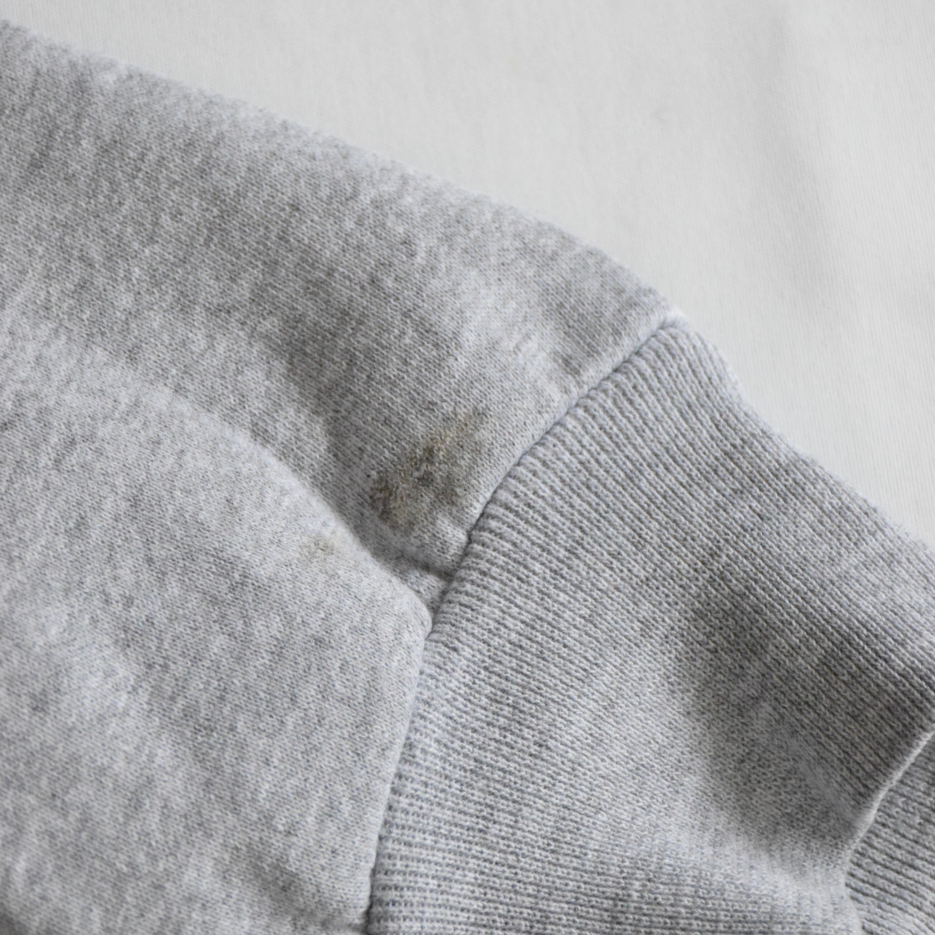 90's USA製 RUSSELL ATHLETIC ハーフジップスウェット メンズXL グレー