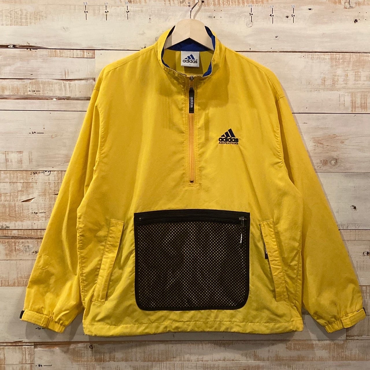 90s adidas アディダス  ハーフジップナイロンジャケット