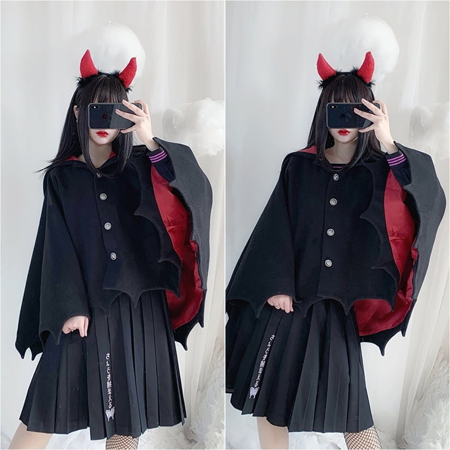 SEASONZ マント ジャケット バッド コウモリ 可愛い コスプレ コン