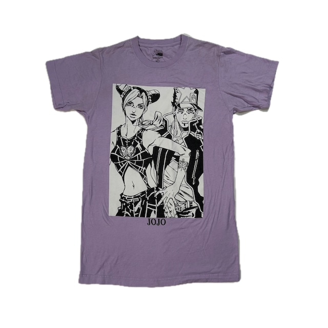 11959 ジョジョの奇妙な冒険 アニTシャツ ラベンダー S