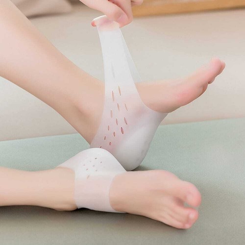 予約 シークレットインソール 2.5cm 身長アップ シリコン製 かかとサポーター フリーサイズ 靴用 中敷き かかとパッド ヒールアップ スタイルアップ 脚長 ベージュ ホワイト　r26011