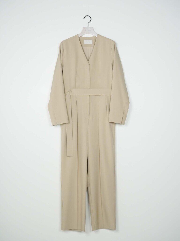 【12/中旬〜下旬入荷次第お届けのご予約】 CHIGNON/シニヨン ノーカラーコンビネゾン 3266-610YX