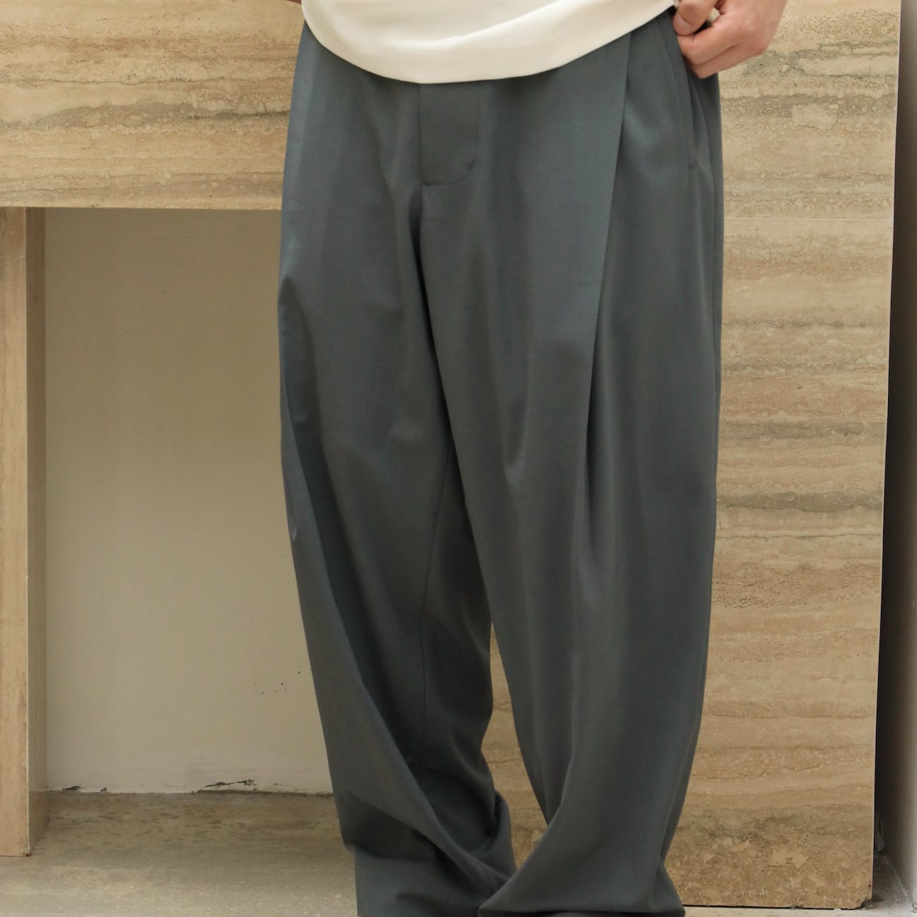 人気No,7】Zen Flow Wide Slacks（ゼンフローワイドスラックス