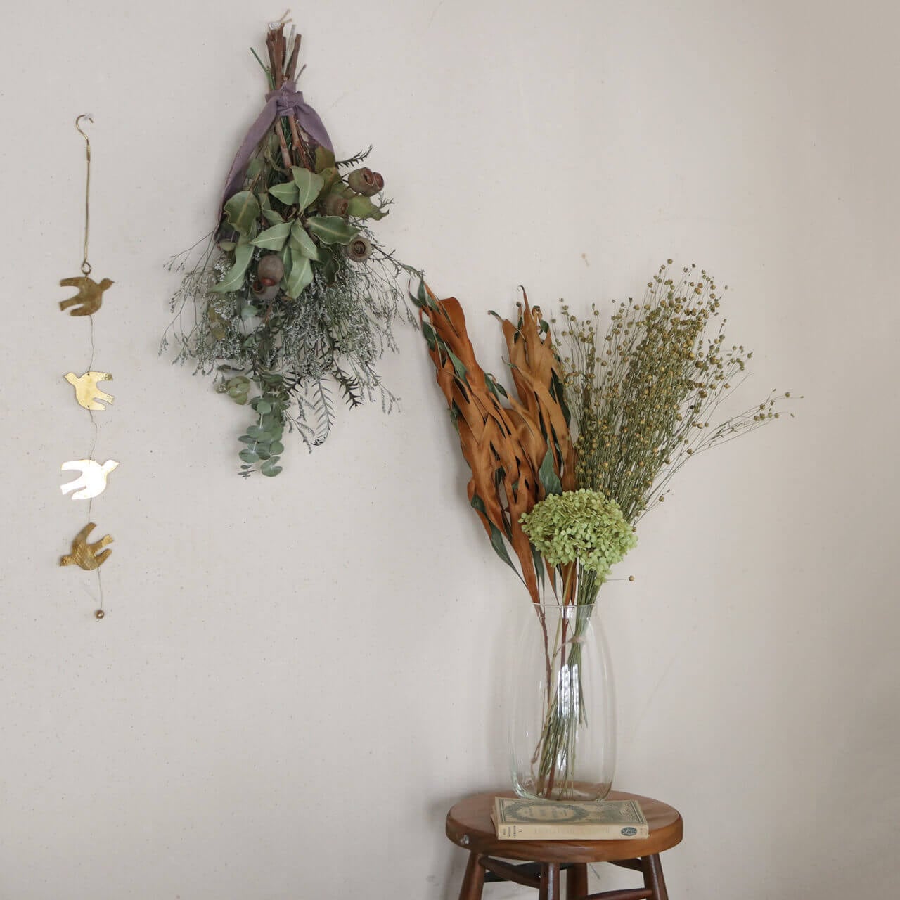 ドライフラワー アマ ＊ 亜麻 あま リンフラワー / 北海道産 花材 枝