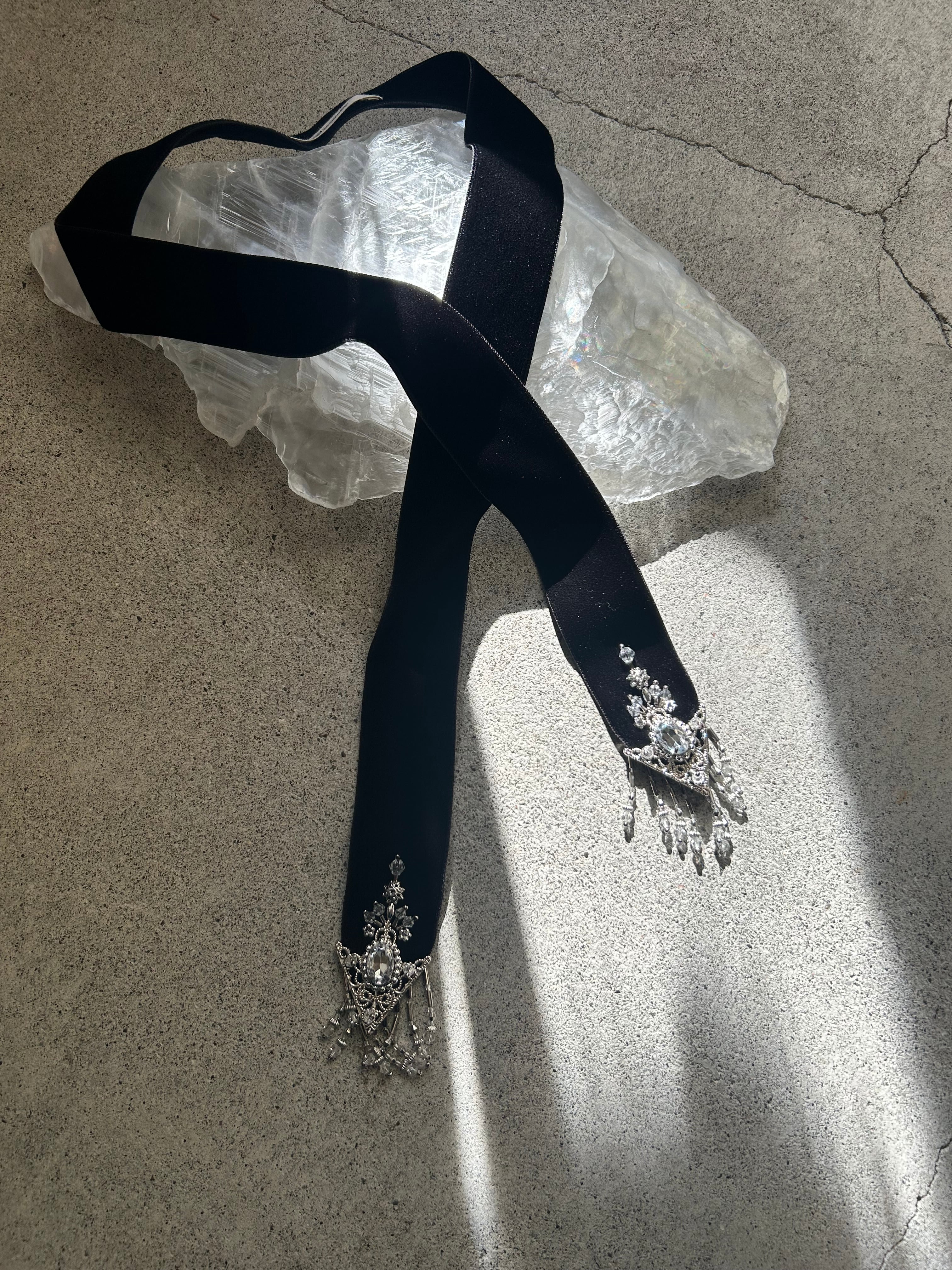 【tanakadaisuke】crystal ribbon (gray) tanakadaisuke】crystal ribbon (gray) TANAKADAISUKE