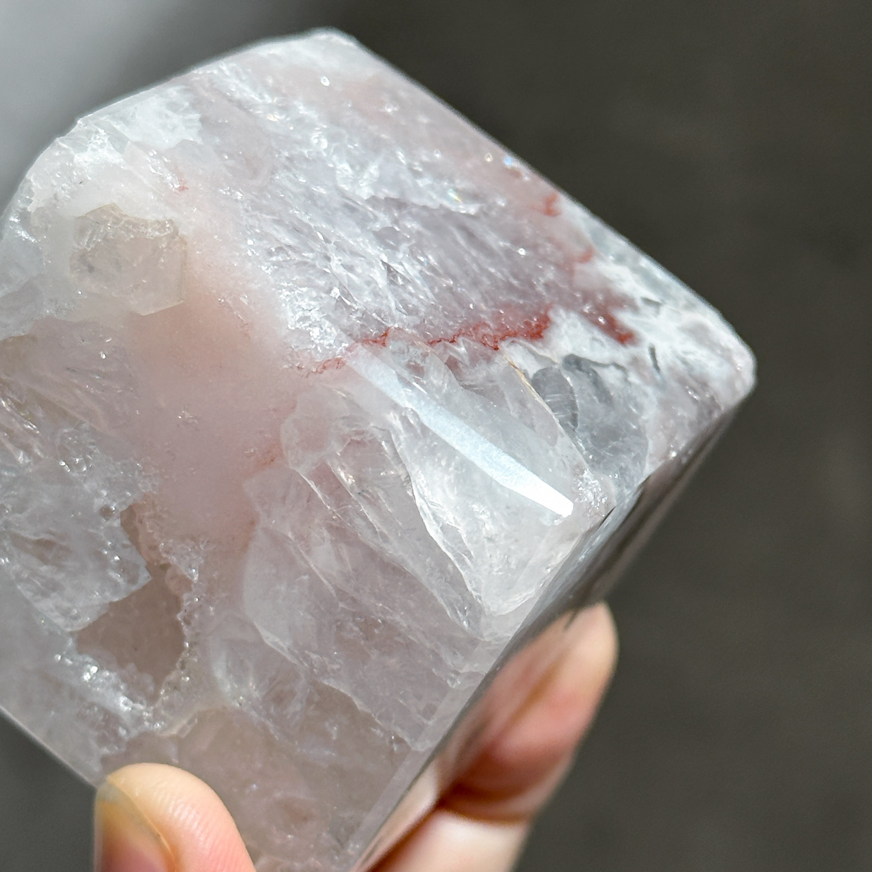 ハイクオリティ】ピンクアメジスト キューブ02◇ Pink Amethyst