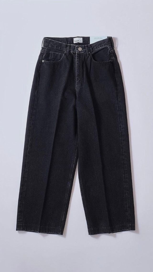 NEPLA -WIDE PANT- :BLACK