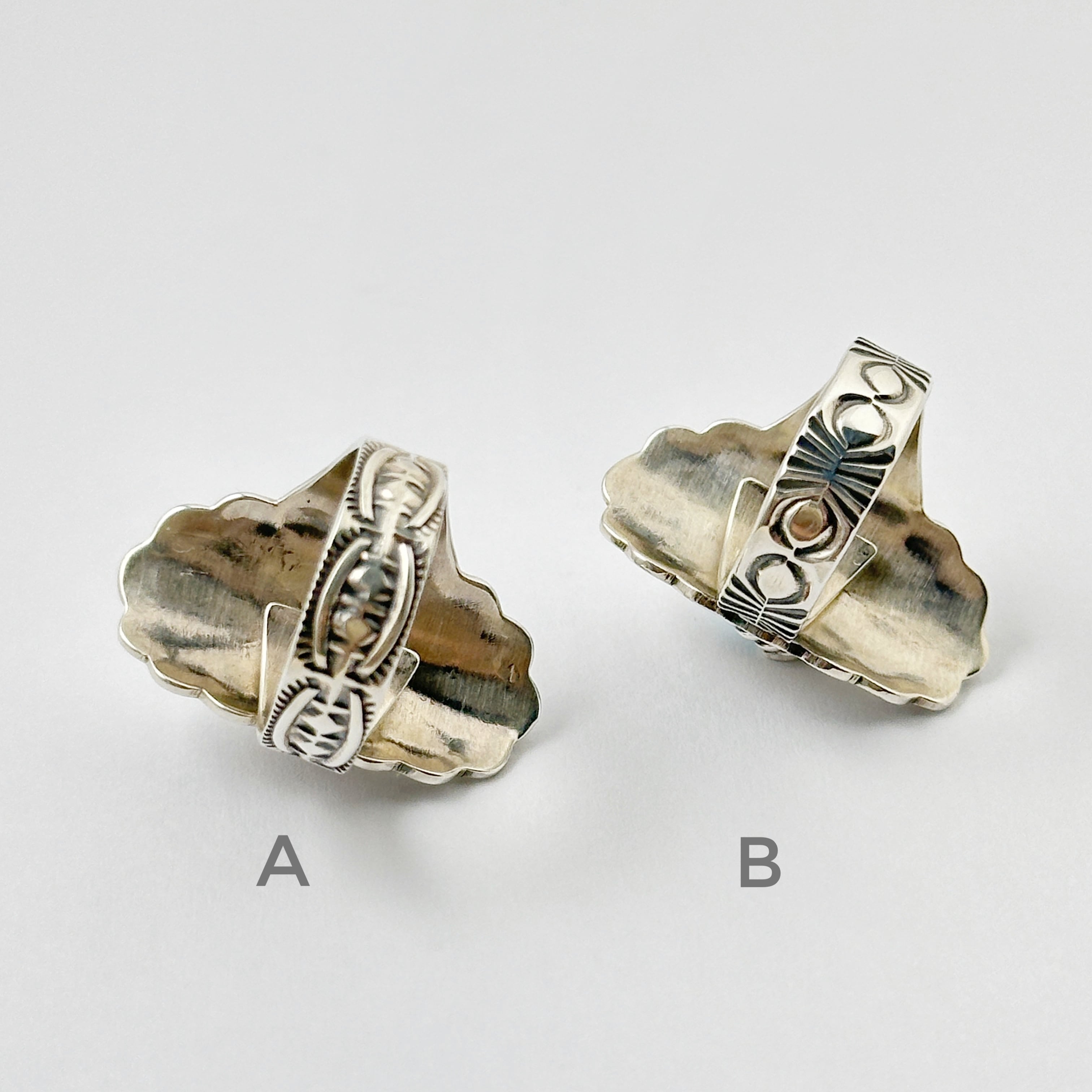 Indian Jewelry】ゴールデンヒル ターコイズ フリーサイズ リング 指輪