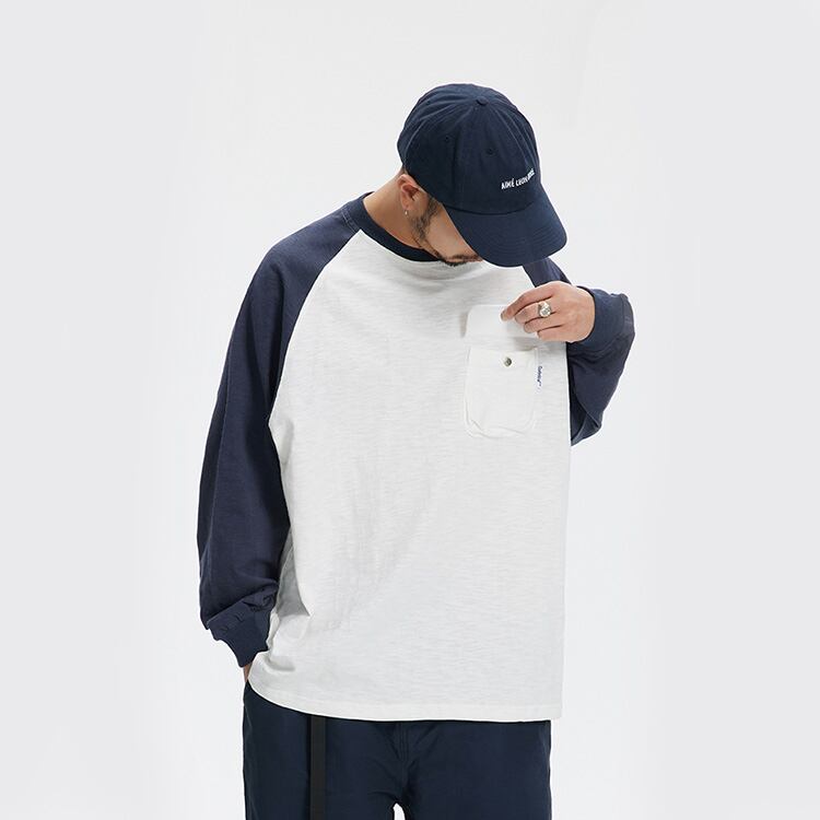 ★RAGLAN CHEST POCKET T-SHIRT　　　A0425