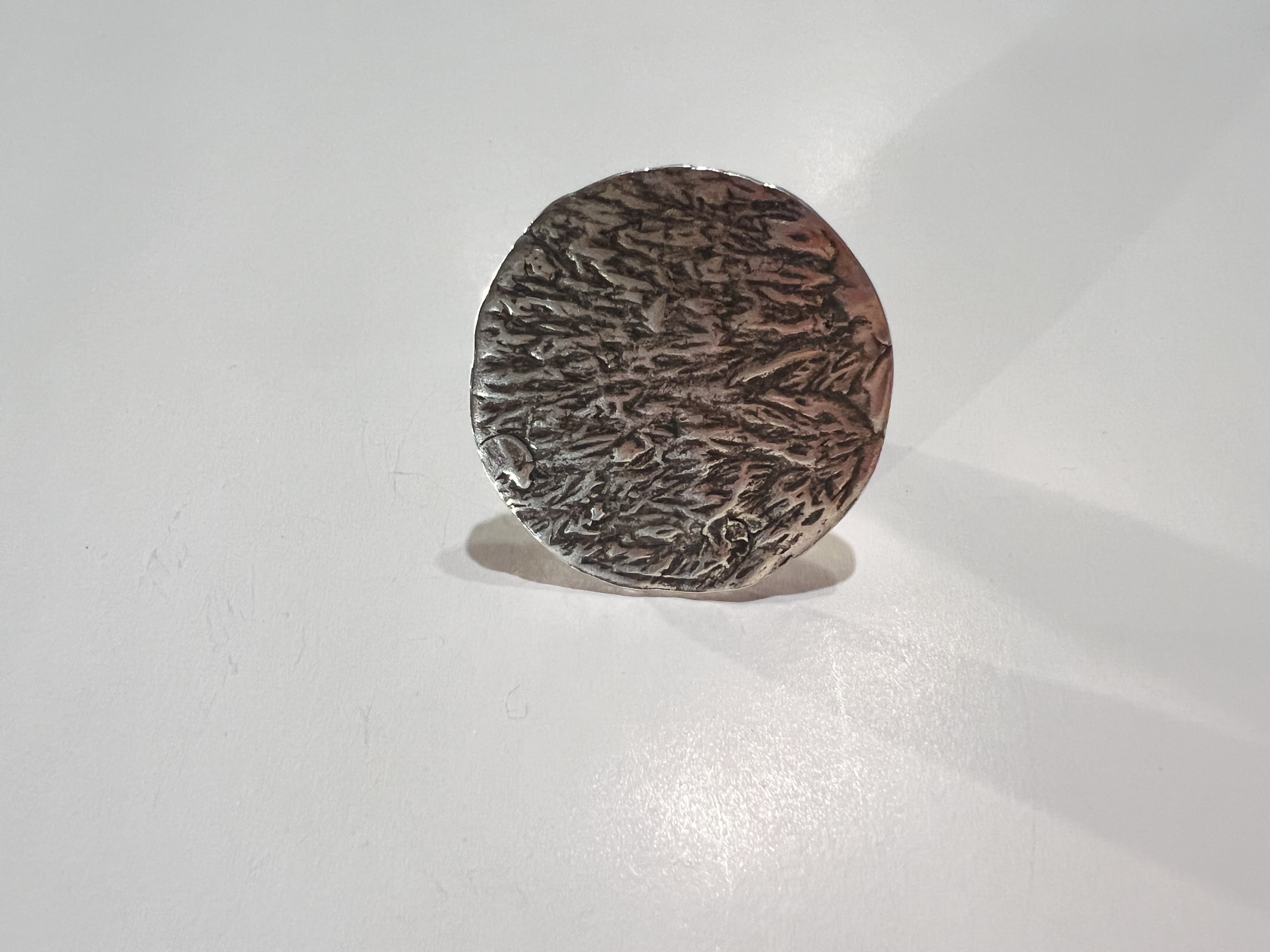 【サイズ調節可能】Vintage round silver ring