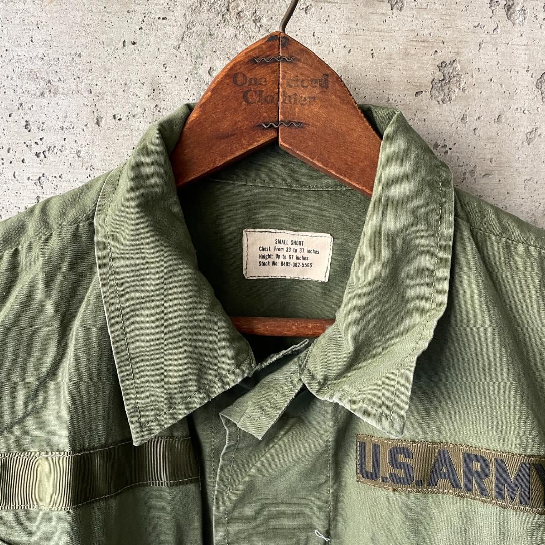 QV503 実物 US ARMY ジャングルファティーグ ジャケット 3rd QV503 実物 US ARMY ジャングルファティーグ ジャケット 3rd