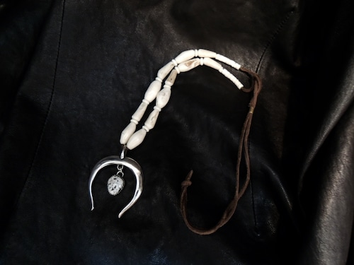 HEEL WORKS ホイールワークス ナジャネックレス ホワイトバッファロー　Naja Necklace WhiteBuffalo Turquoise インディアンジュエリー