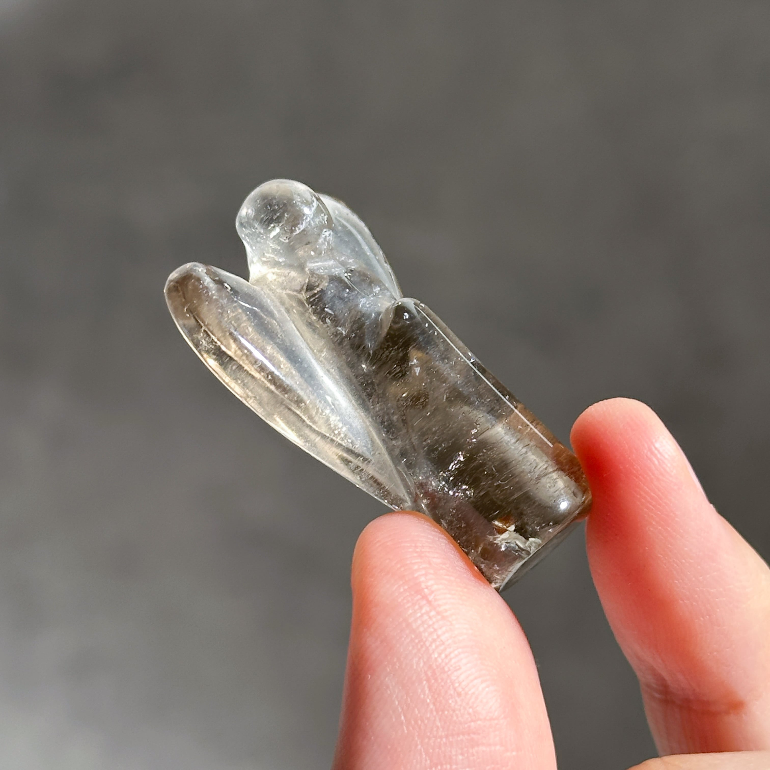 スモーキークォーツ ミニミニエンジェル82◇ Smoky Quartz Angel