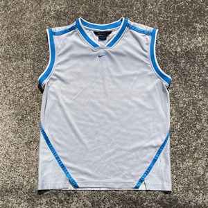 【Mサイズ】00's NIKE sphere ロゴ刺繍 カロライナブルー 古着 ノースリーブウェア