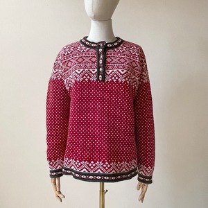 L.L.Bean 2000s Nordic Cotton Sweater AD84