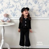 韓国子供服 / 26Autumn / 〖取寄〗second moment / ペペロブーツカットパンツ / キッズ服 / 女子服 *XS~JL*