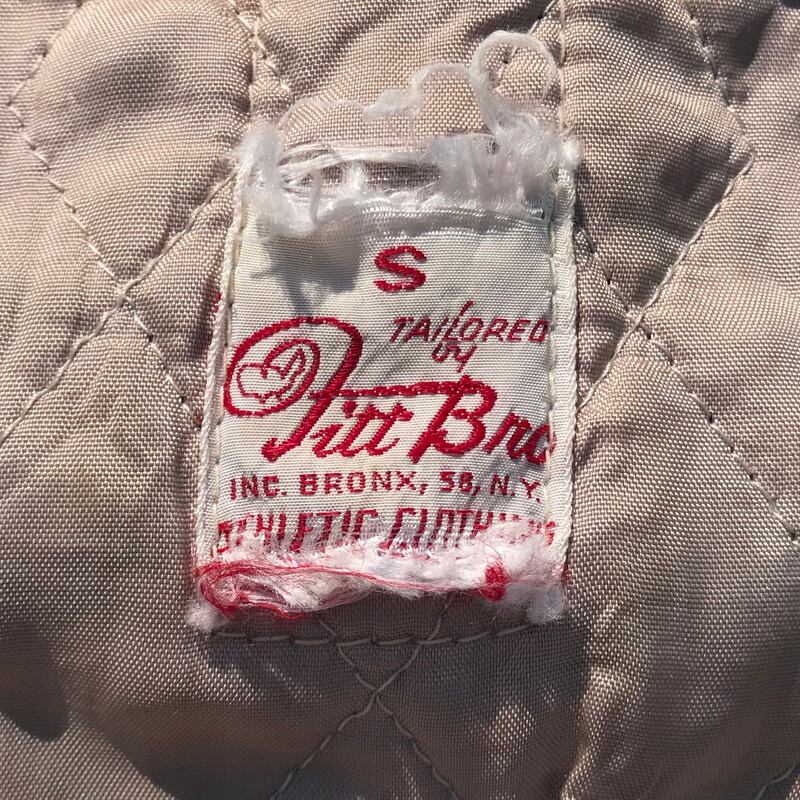 50's 60's Hitt Bro コーデュロイジャケット スタジャン ブラック 刺繍