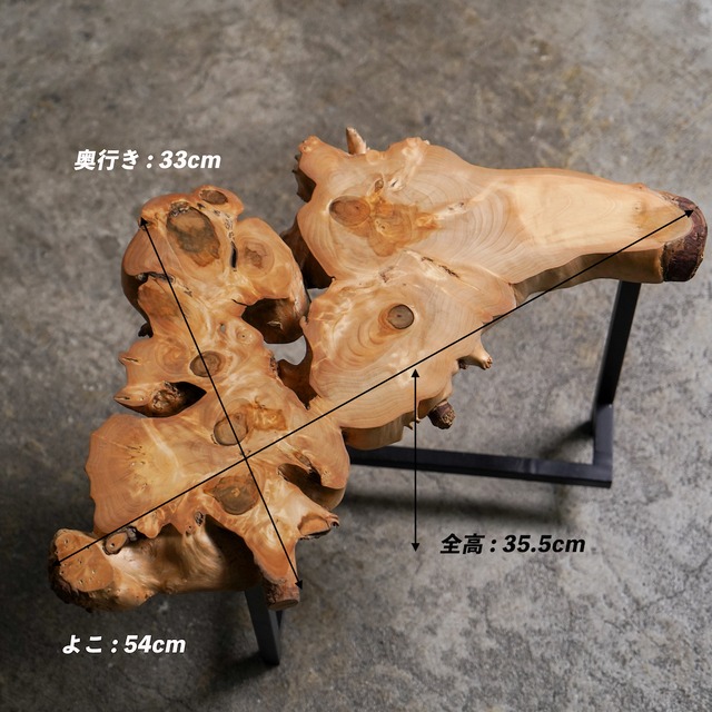 銀杏の小さいコーヒーテーブル