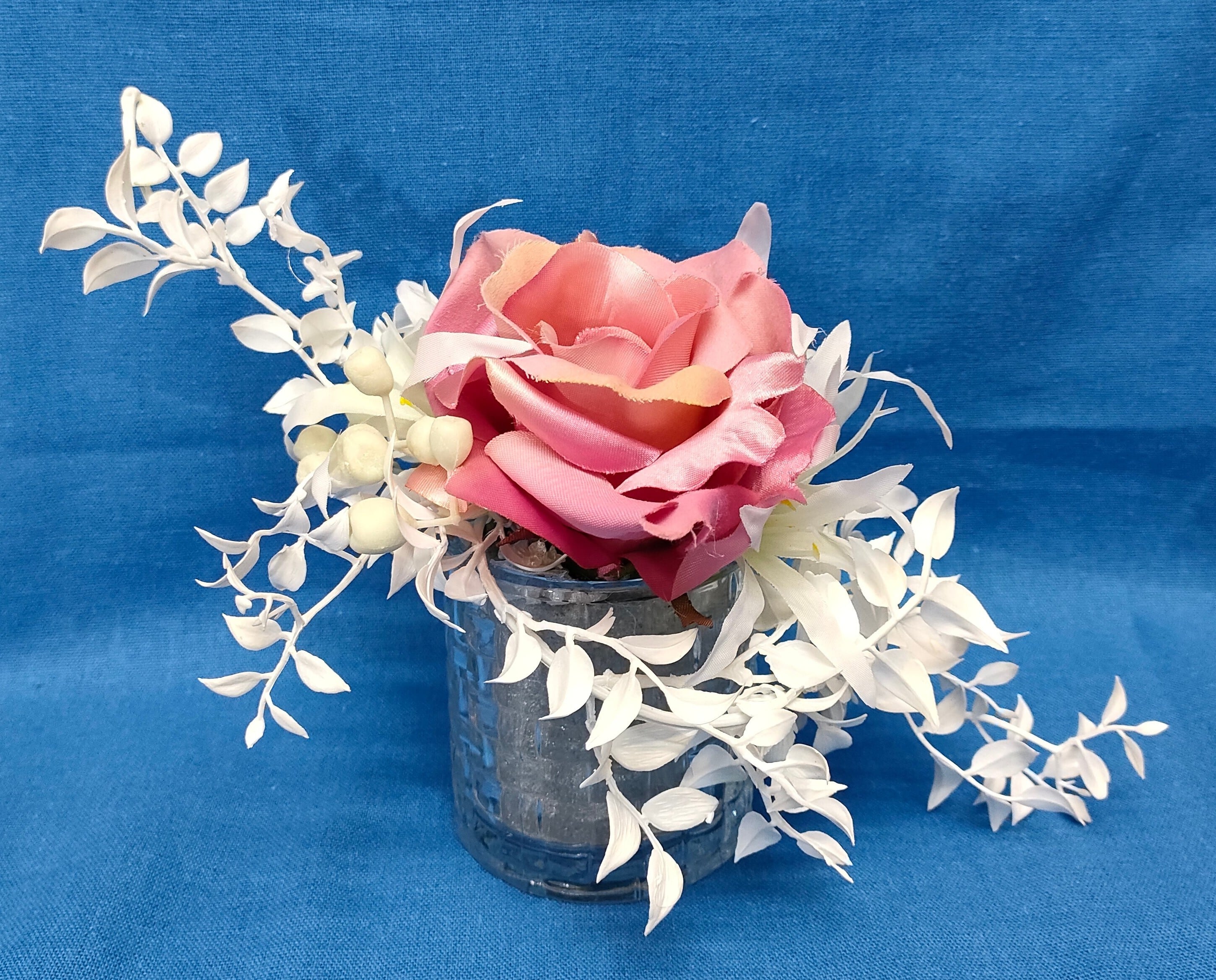 (済)ゆとりすと  タルト型フラワーアレンジ(ピンクカラー) No.18 おまかアレンジ(オレンジ＆ピンク系) | greenstyle-itami