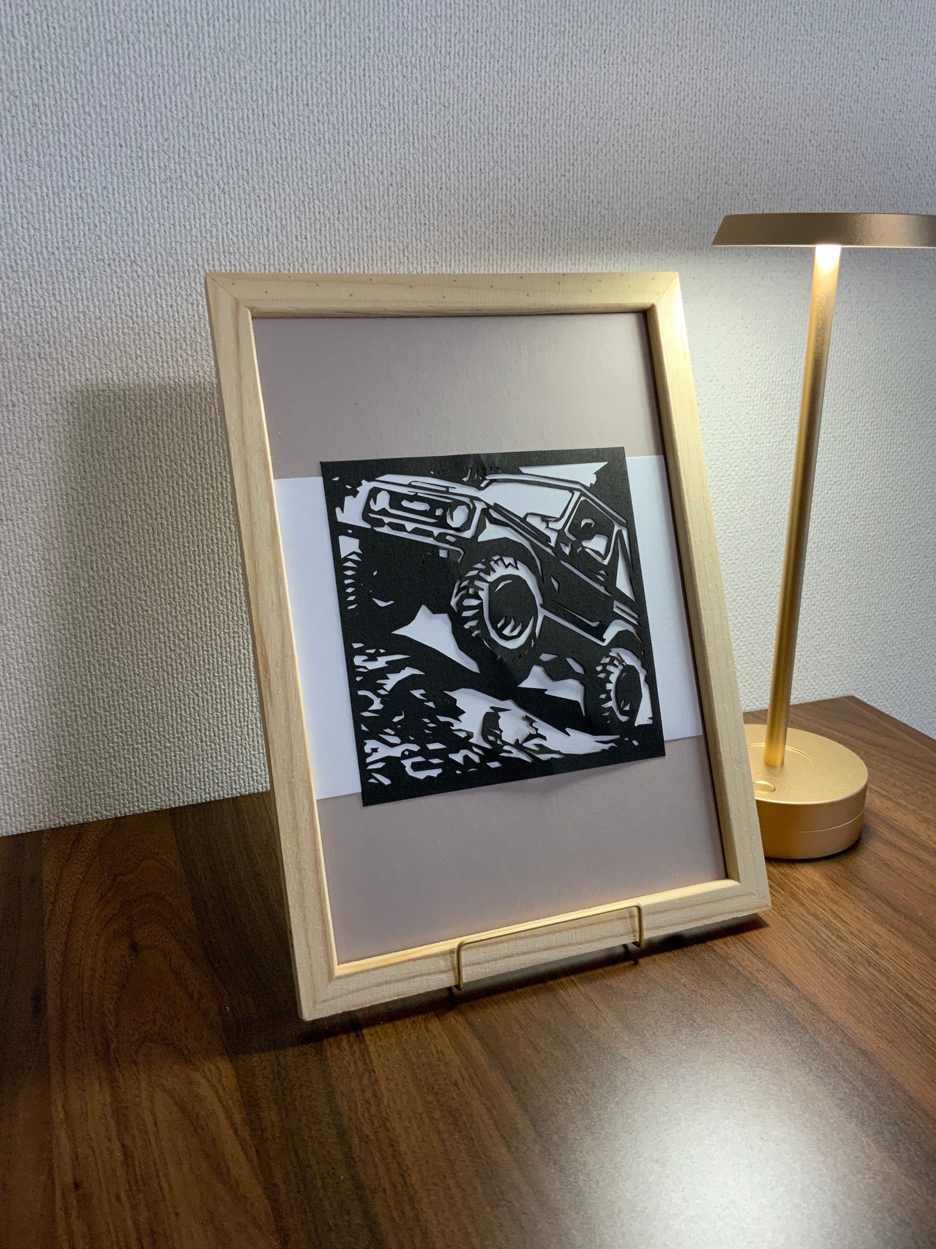 512-Car-ジムニー切り絵 | 切り絵博覧会 (↑上のメニューにも色々あり〼)