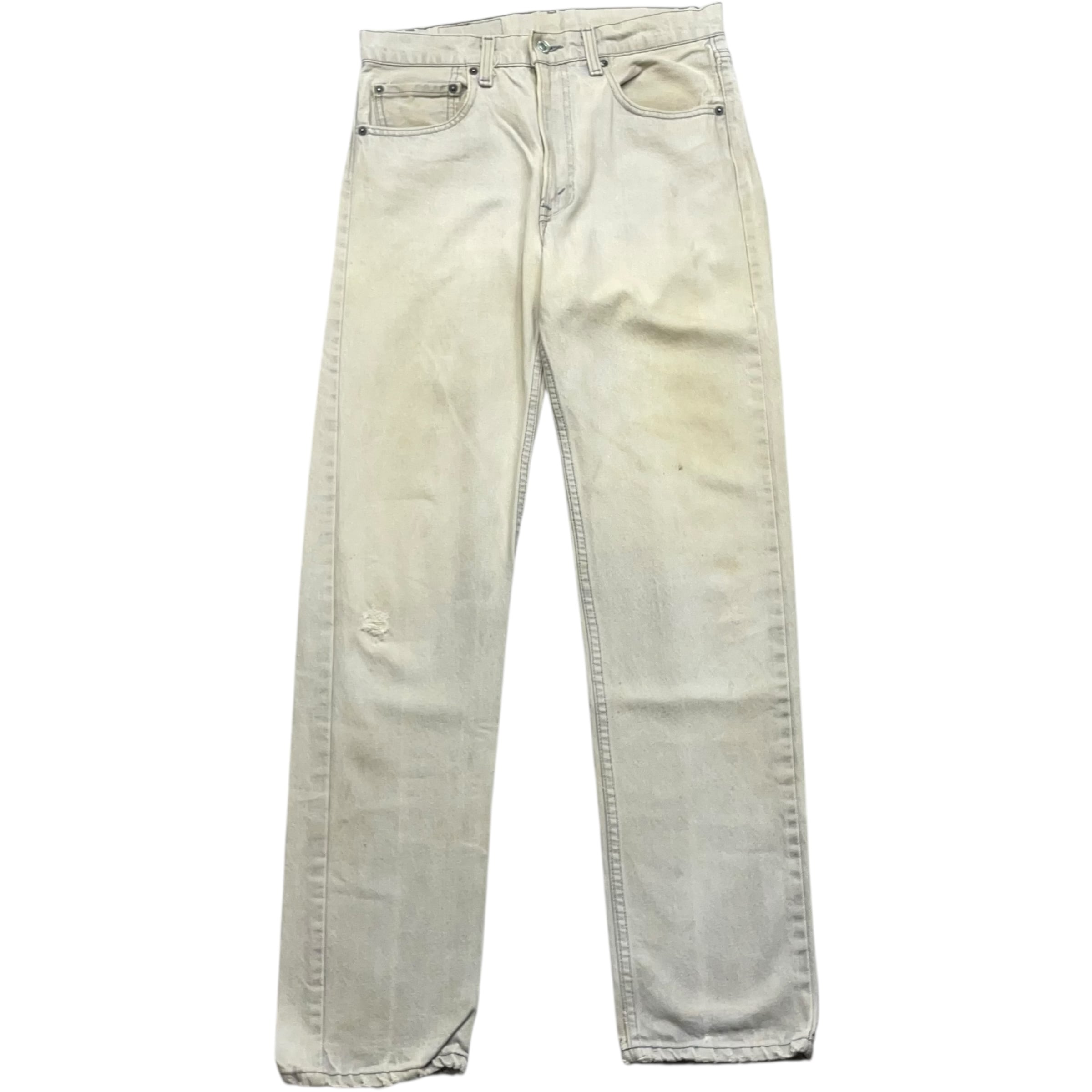 《実寸W31L31》Levi's リーバイス デニムパンツ ホワイト USA製 no.9244