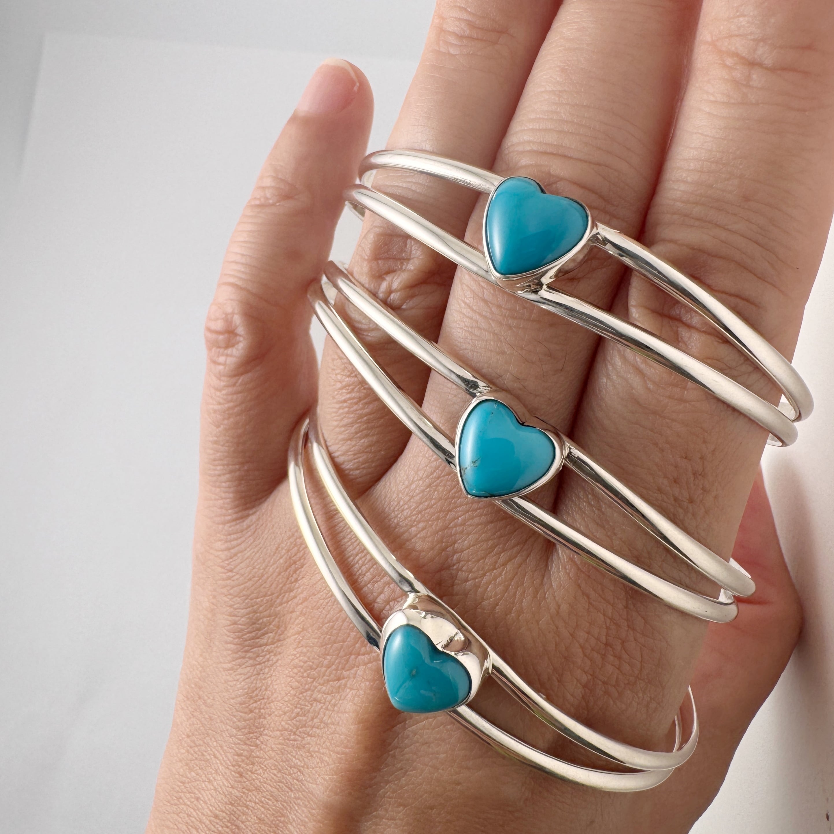 Indian Jewelry 》ハート キングマン ターコイズ バングル | 【公式