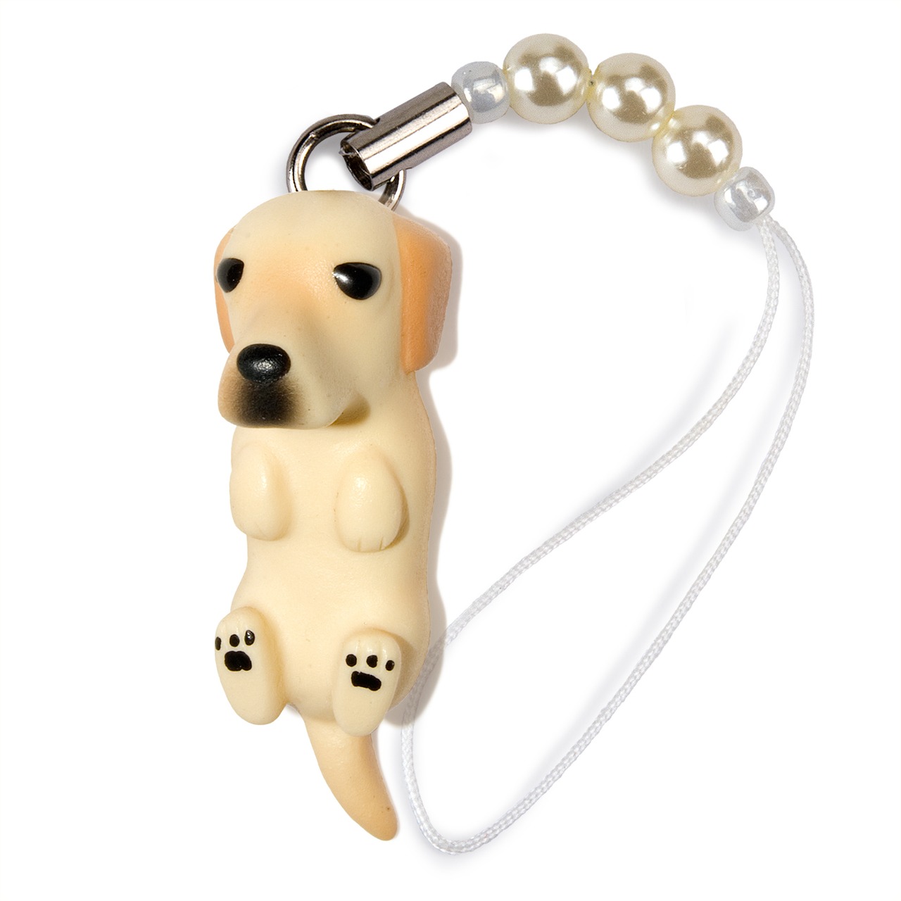Dog 92 Labrador Retriever ラブラドール イエロー ビーズ ストラップ DN-1102