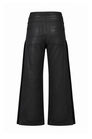 BREATH / BH coating side snap pants