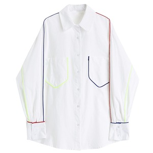 Piping White Shirt 1Color M-1026