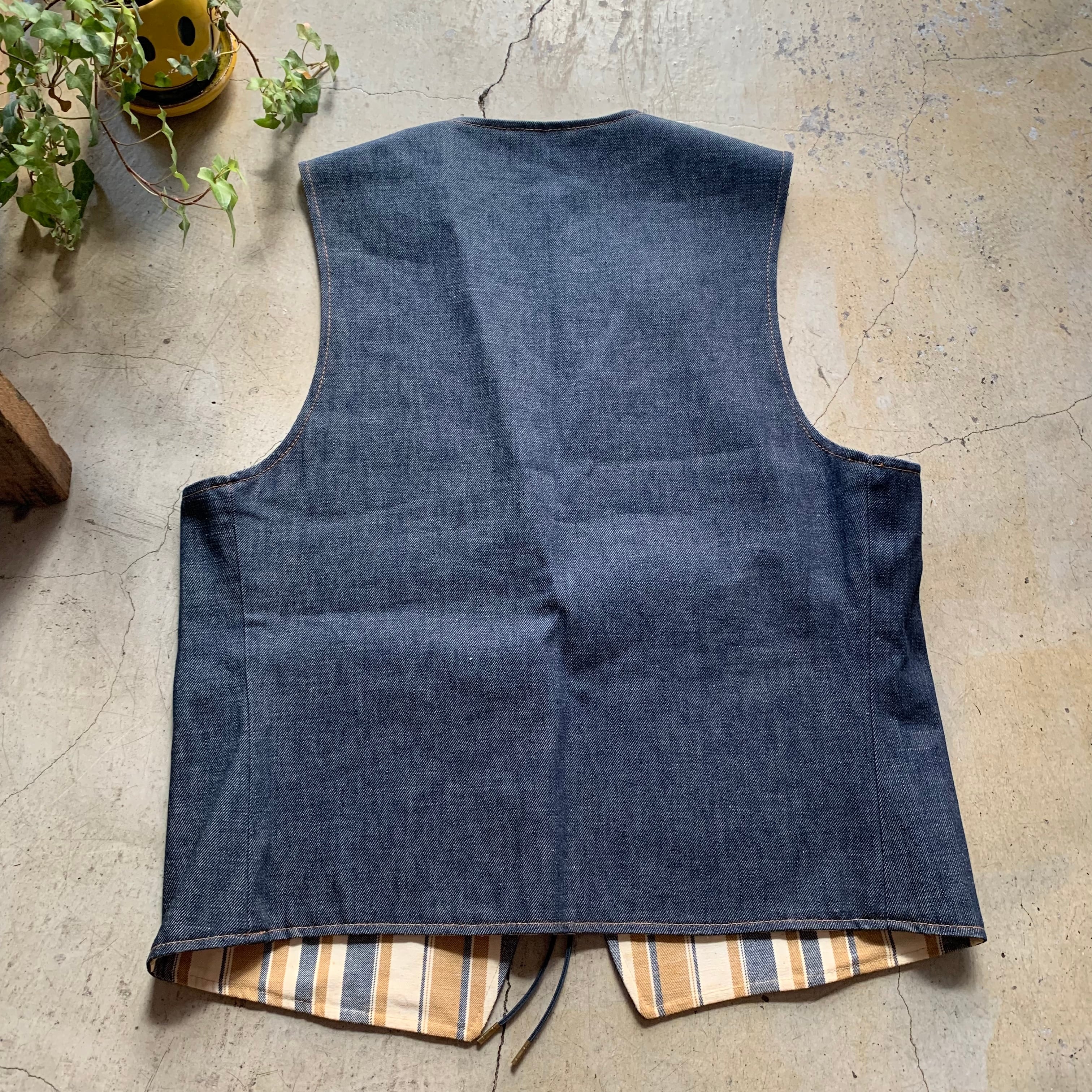 週末価格 70s ビッグE Levis リーバイス デニム リバーシブルベスト