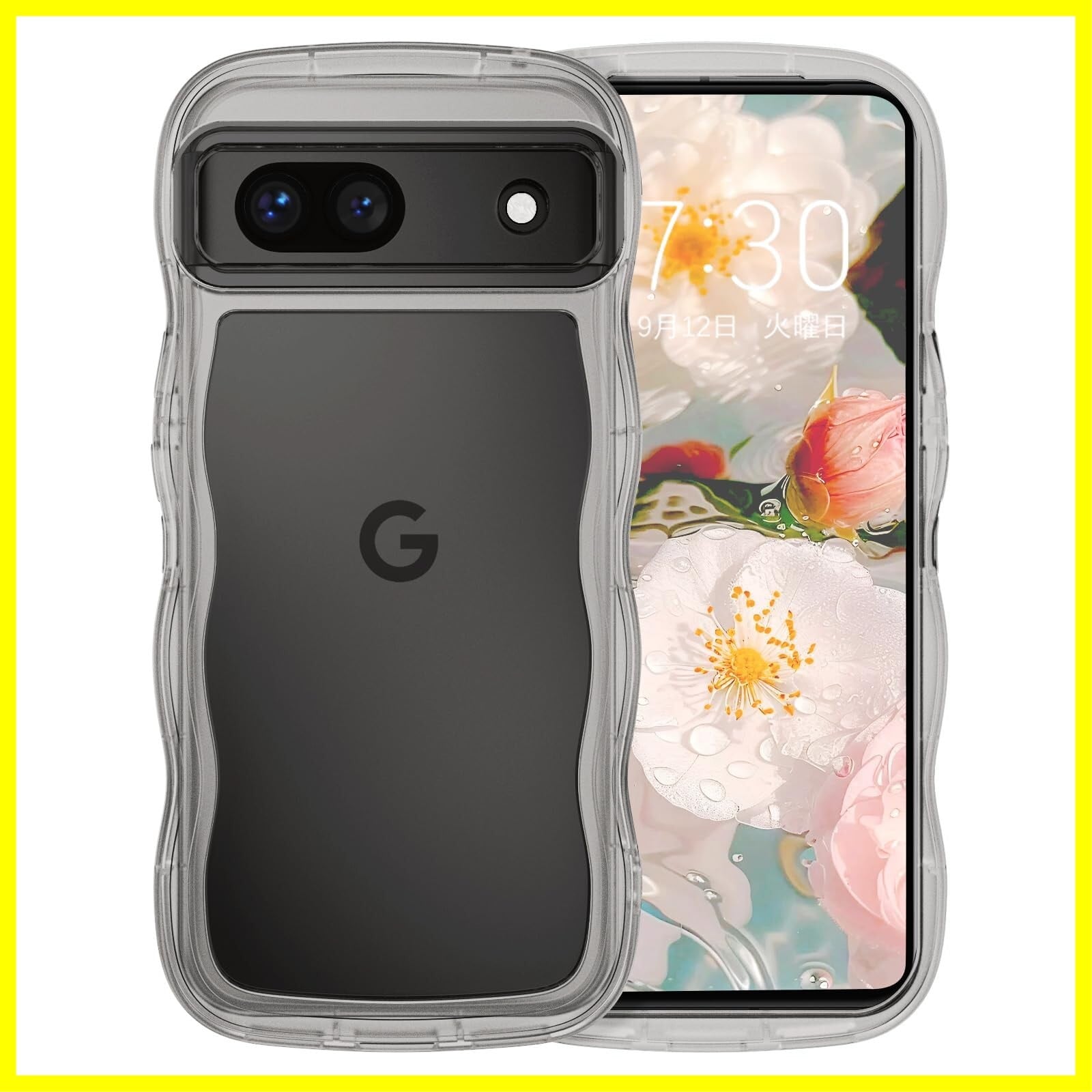 ZXZone for Google Pixel 8a ケース 半透明 マット感ケース 耐衝撃