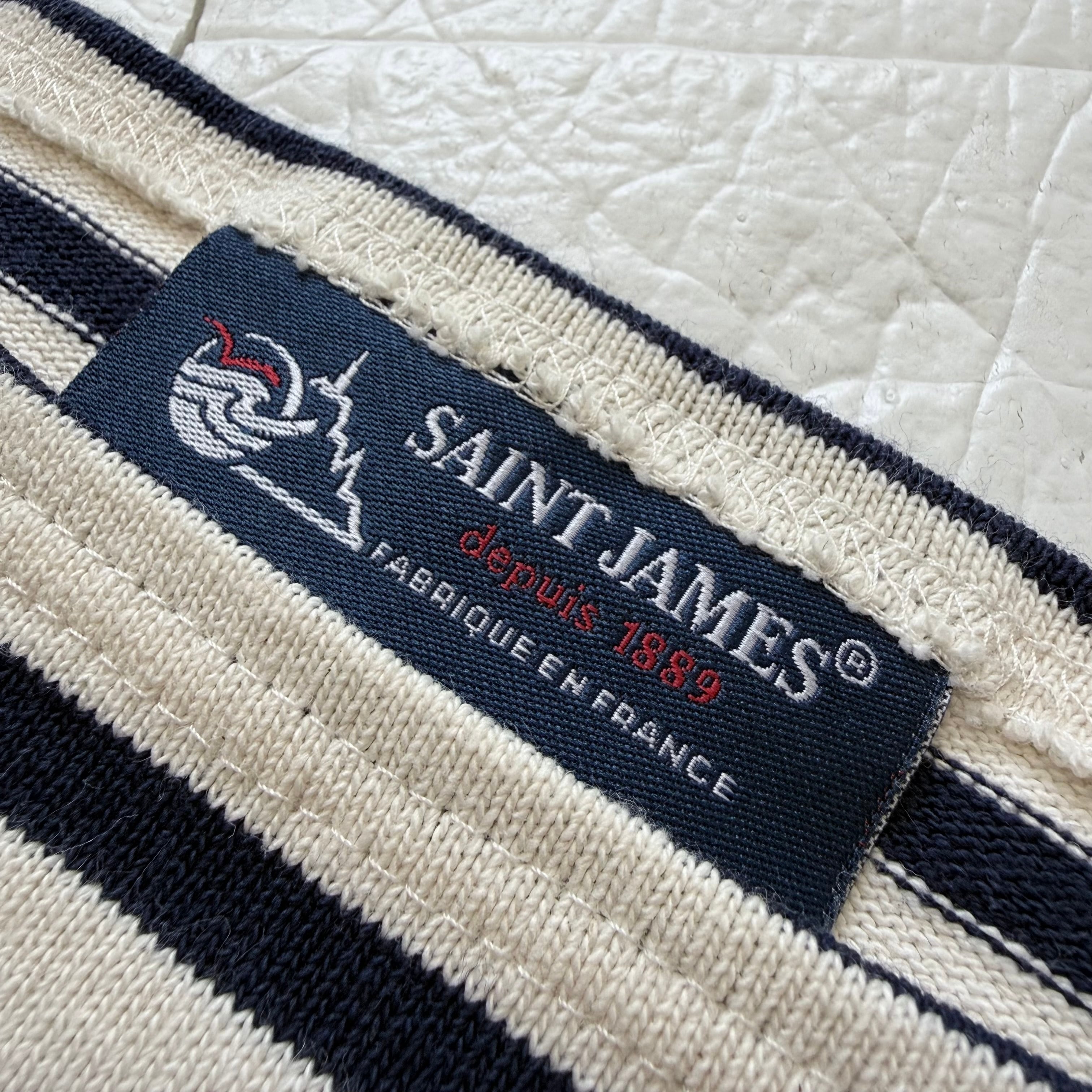 SAINT JAMES フランス製 OUESSANT ボーダー ボートネック バスクシャツ