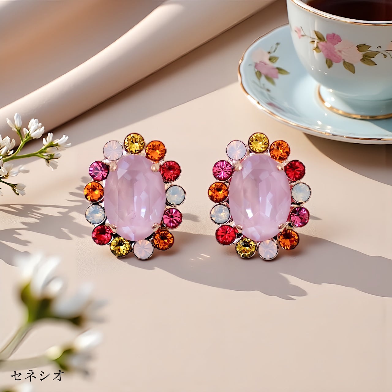 アートキャンディ オーバルピアス | MAKI NUMOTO (マキ ヌモト