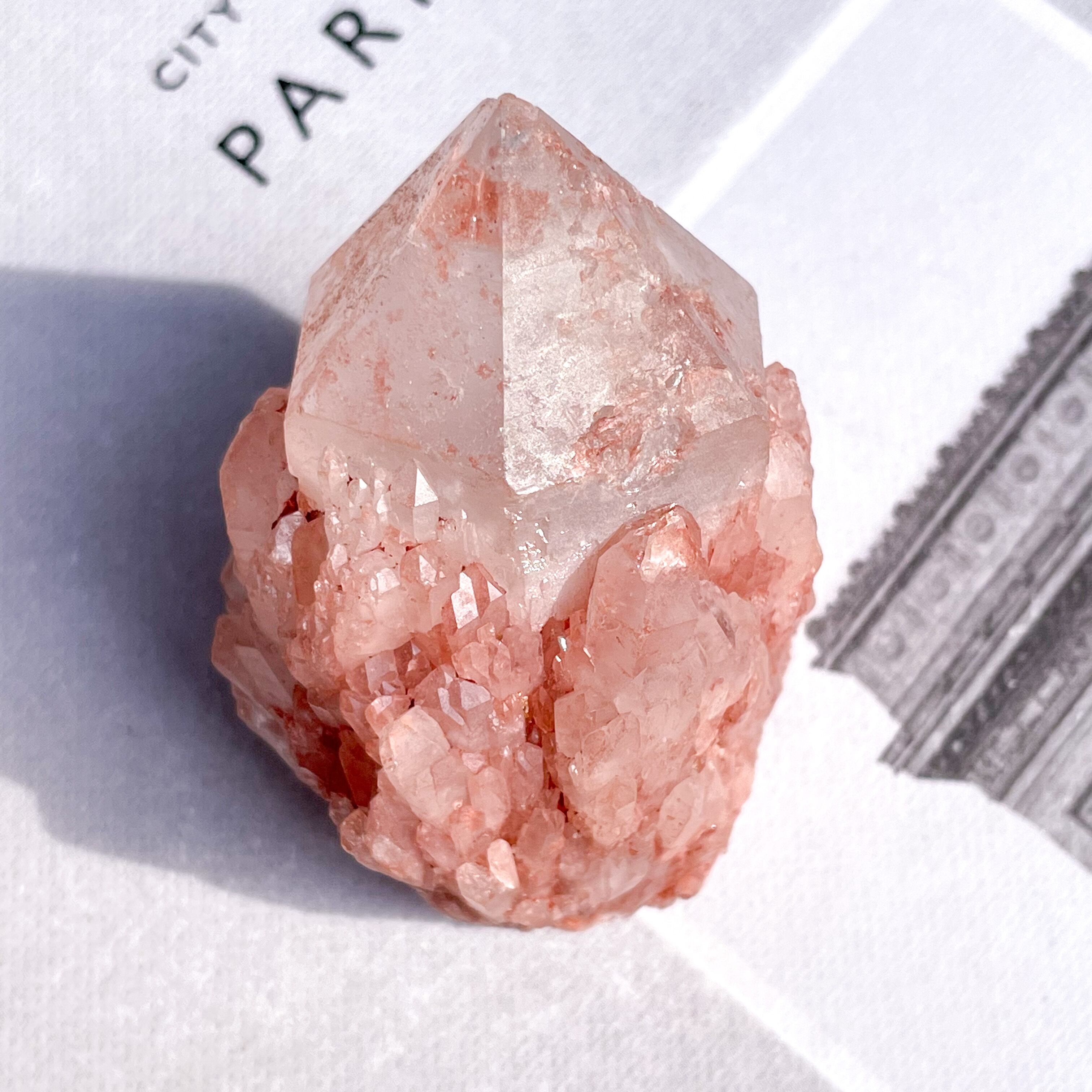 ピンクキャンドルクォーツ 原石 マダガスカル産 天然石 Pink Candle