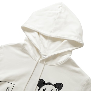 送料無料【HIPANDA ハイパンダ】メンズ フーディー スウェット MEN'S GRAFFITI PRINT HOODIE SWEAT SHIRT / WHITE