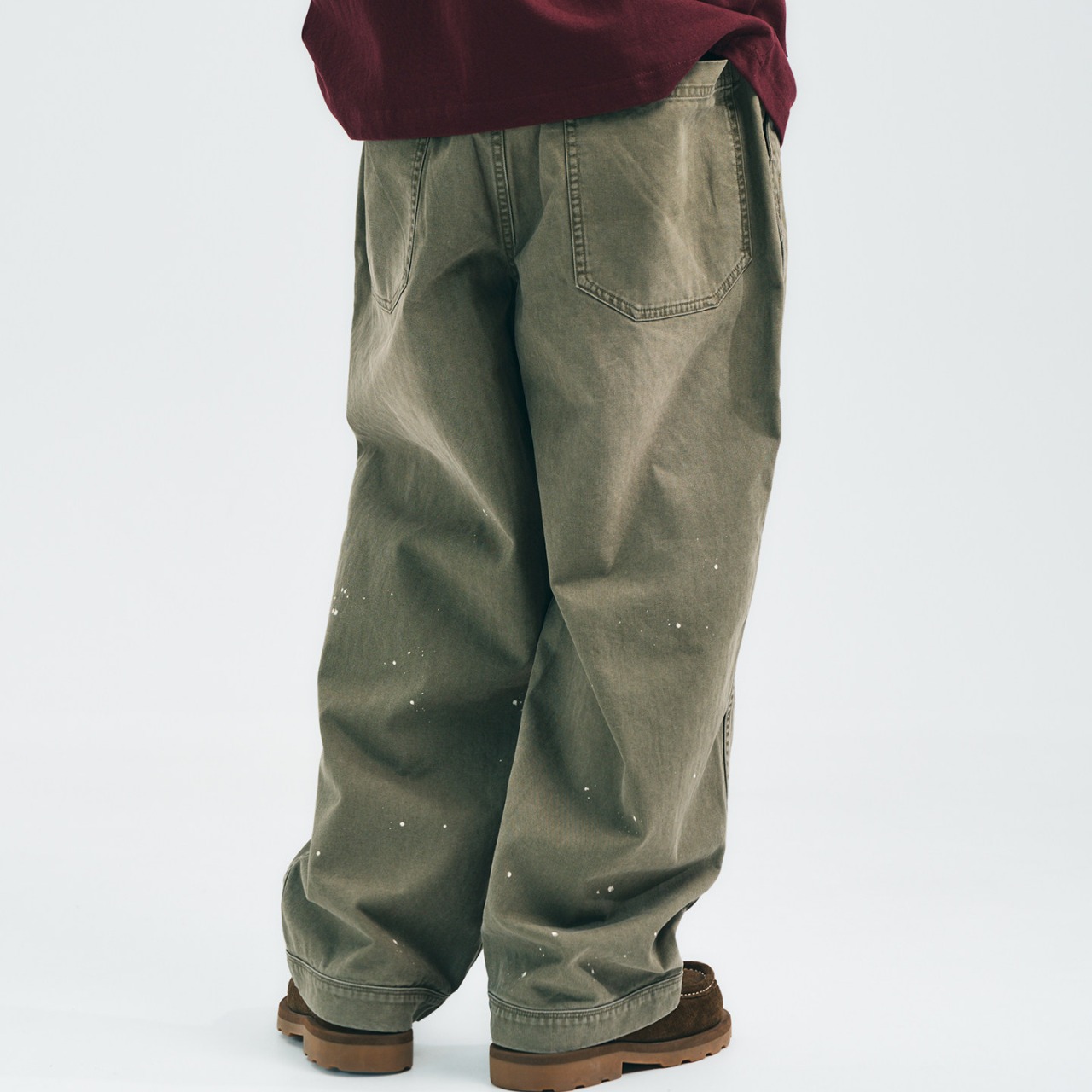 インクスプラッシュ・ヴィンテージワイドパンツN3599 - 4