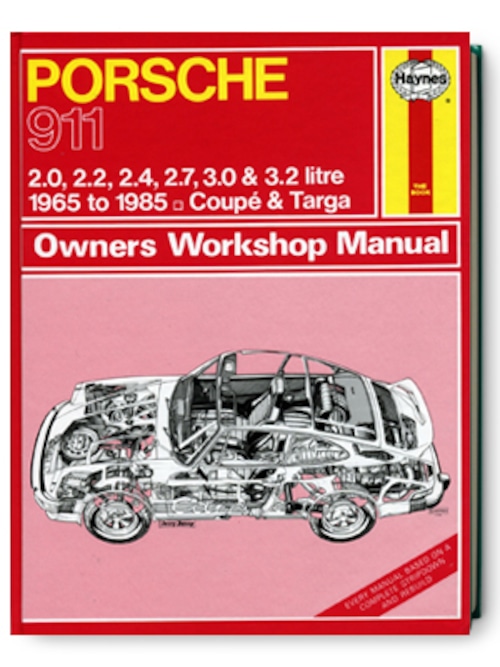 ポルシェ・911・クーペ & タルガ・1965-1985・オーナーズ・ワークショップ・マニュアル